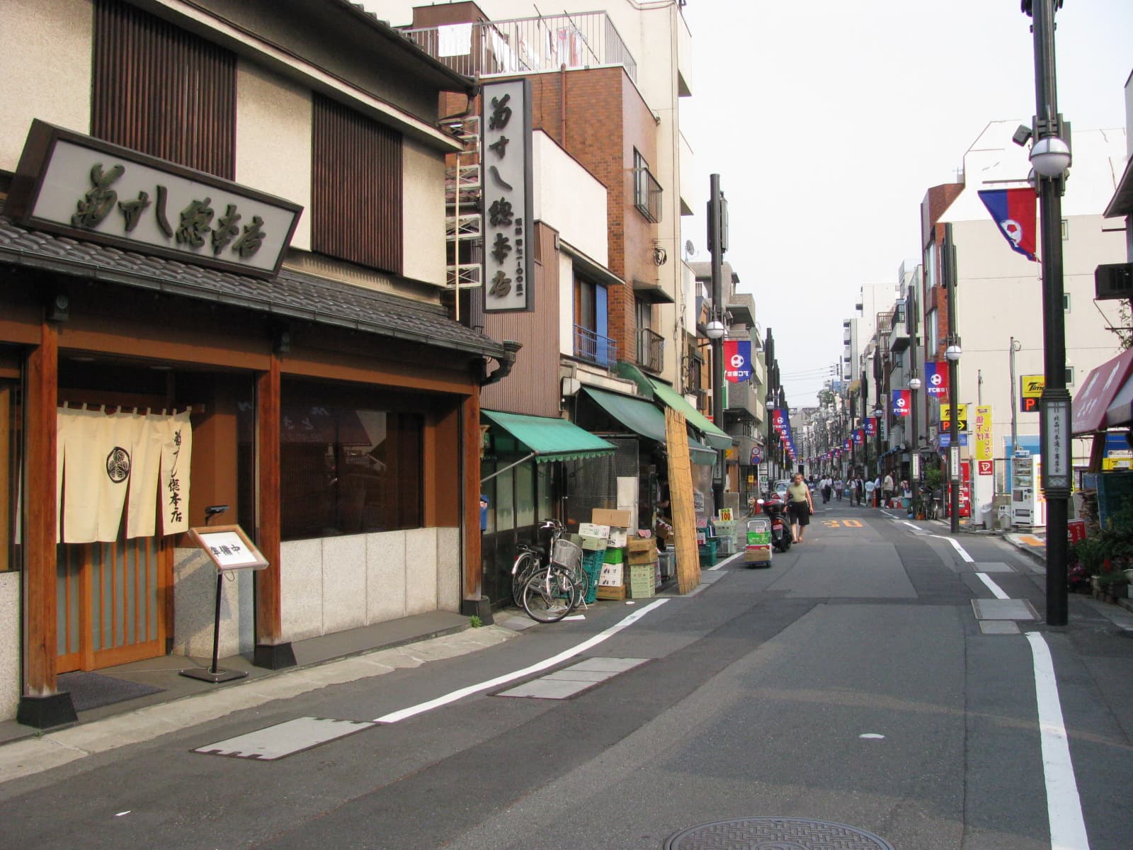 旧東海道・品川宿の街並み